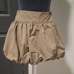 Missguided Tan Mini Skirt